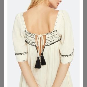 Free People - Folk I'm The One Embroidered Maxi Dress